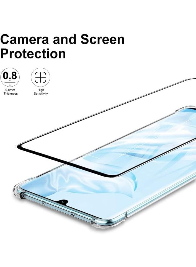 Muzz Fingerprint Unlocking Support, Glass Screen Protector for Honor X9c, Full Glue Tempered Glass Film, 9H Hardness, HD, Anti-Scratch, Anti-Shatter, (Honor X9c) - Image 2